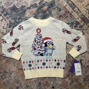 NWT Bluey Christmas sweater 18months